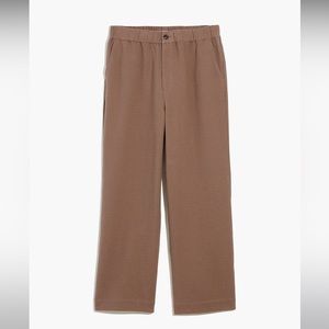 NWOT Madewell Waffle Pull-On High-Rise Straight Pants - Size XS - Dusty …